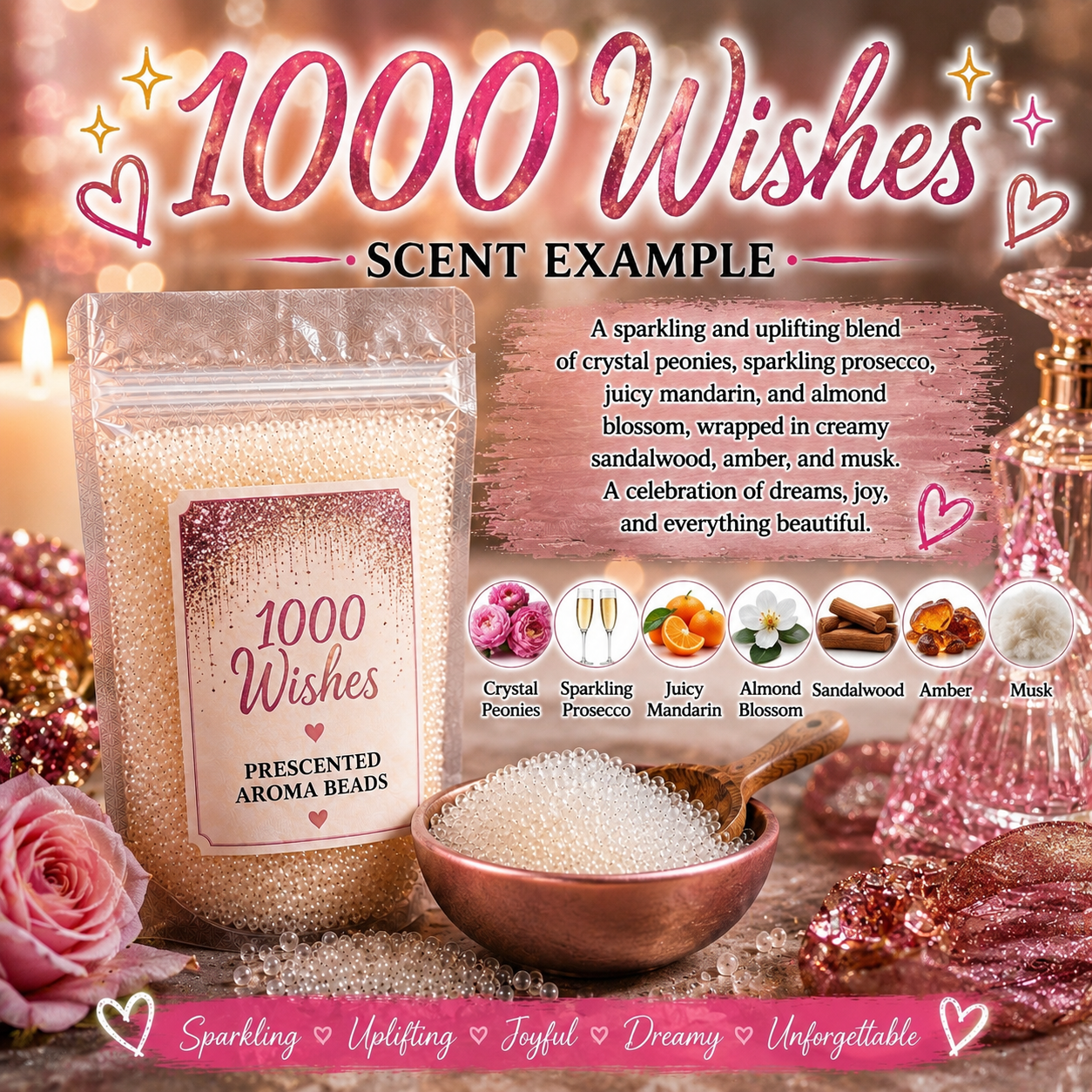 1000 Wishes Type Pre-Scented Aroma Beads