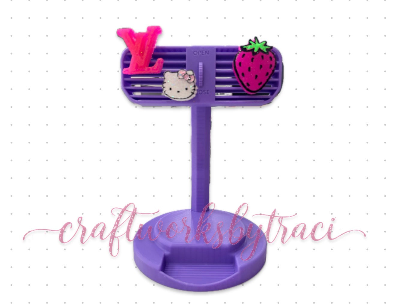 Freshie Display Mirror Stand/Mirror and Vent Display/3D Printed Freshie Display/Interchangeable Freshie Stand
