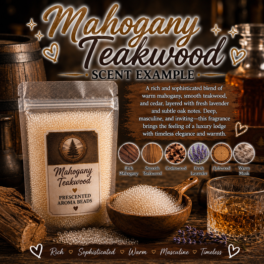 Mahogany Teakwood Type Pre-Scented Aroma Beads