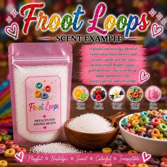 Froot Loops Type Pre-Scented Aroma Beads